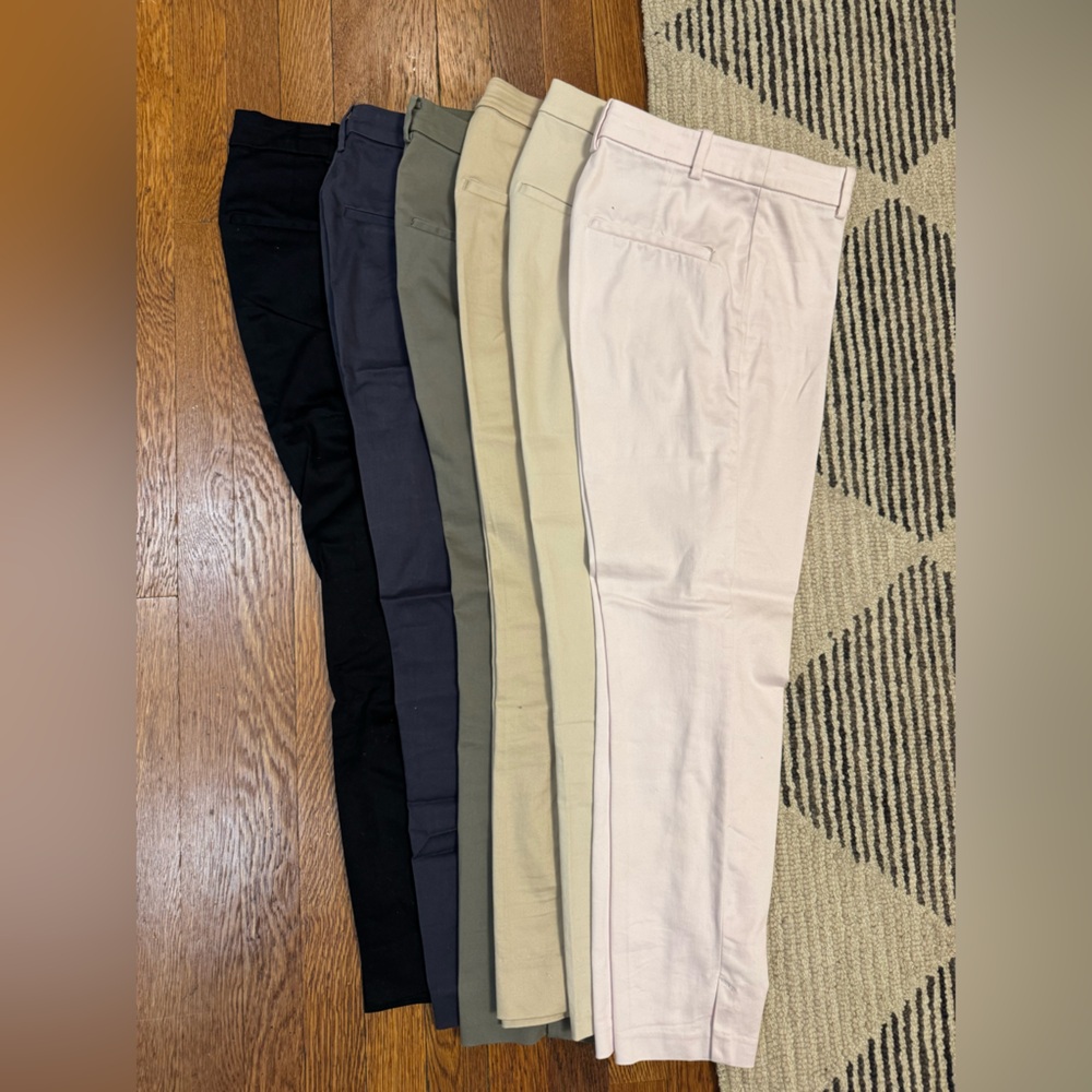 4 Cigarette Tapered Leg Dress Pants